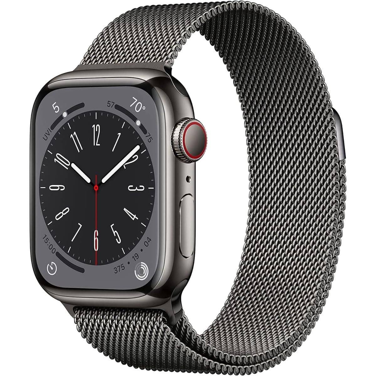 Apple Watch Series 8 (2022, GPS+LTE, 41MM) - Graphite Milanese Loop
