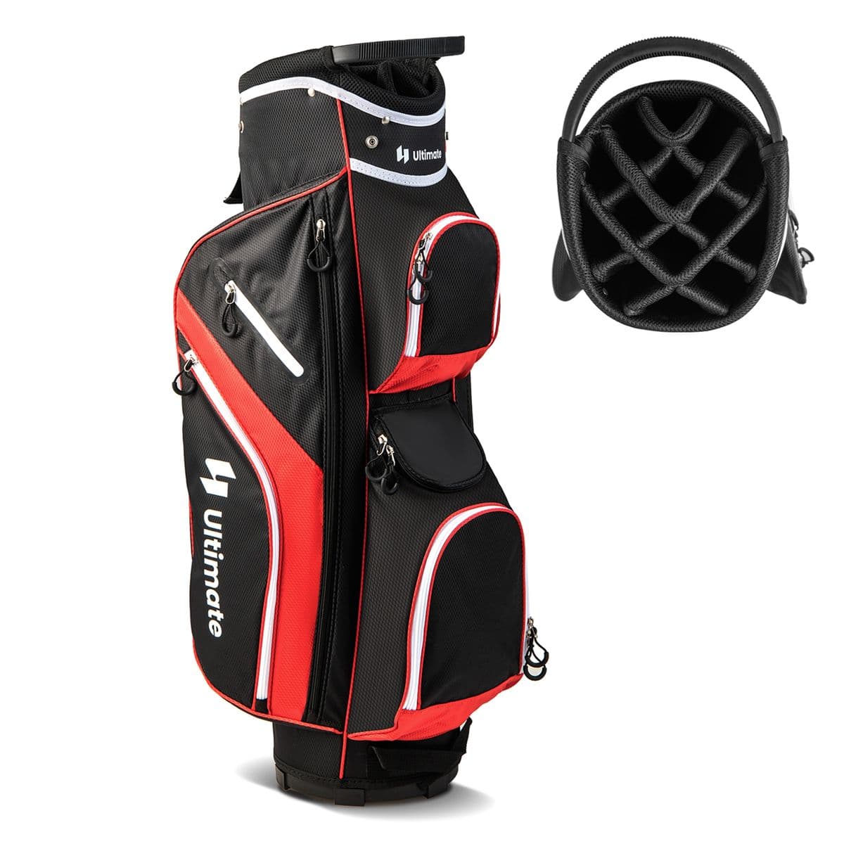 Golf Cart Bag with 14 Way Top Dividers - Golf Cart Bag -re