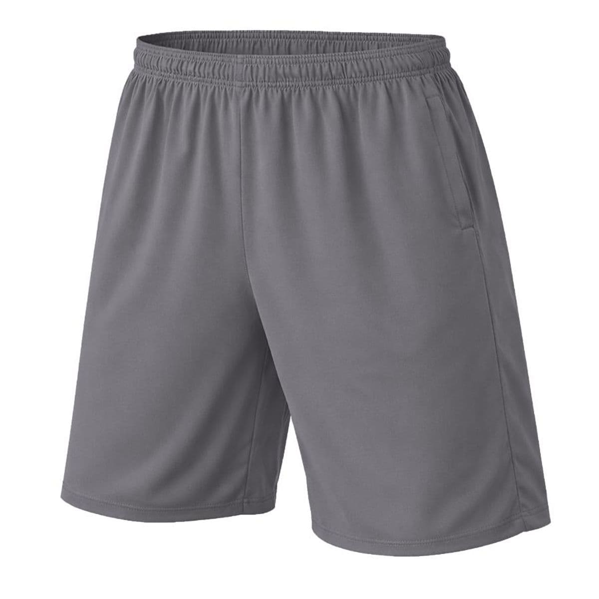 Men’s Active Poly Training Shorts (1 or 3-Pack) - MES-010 - GY - S