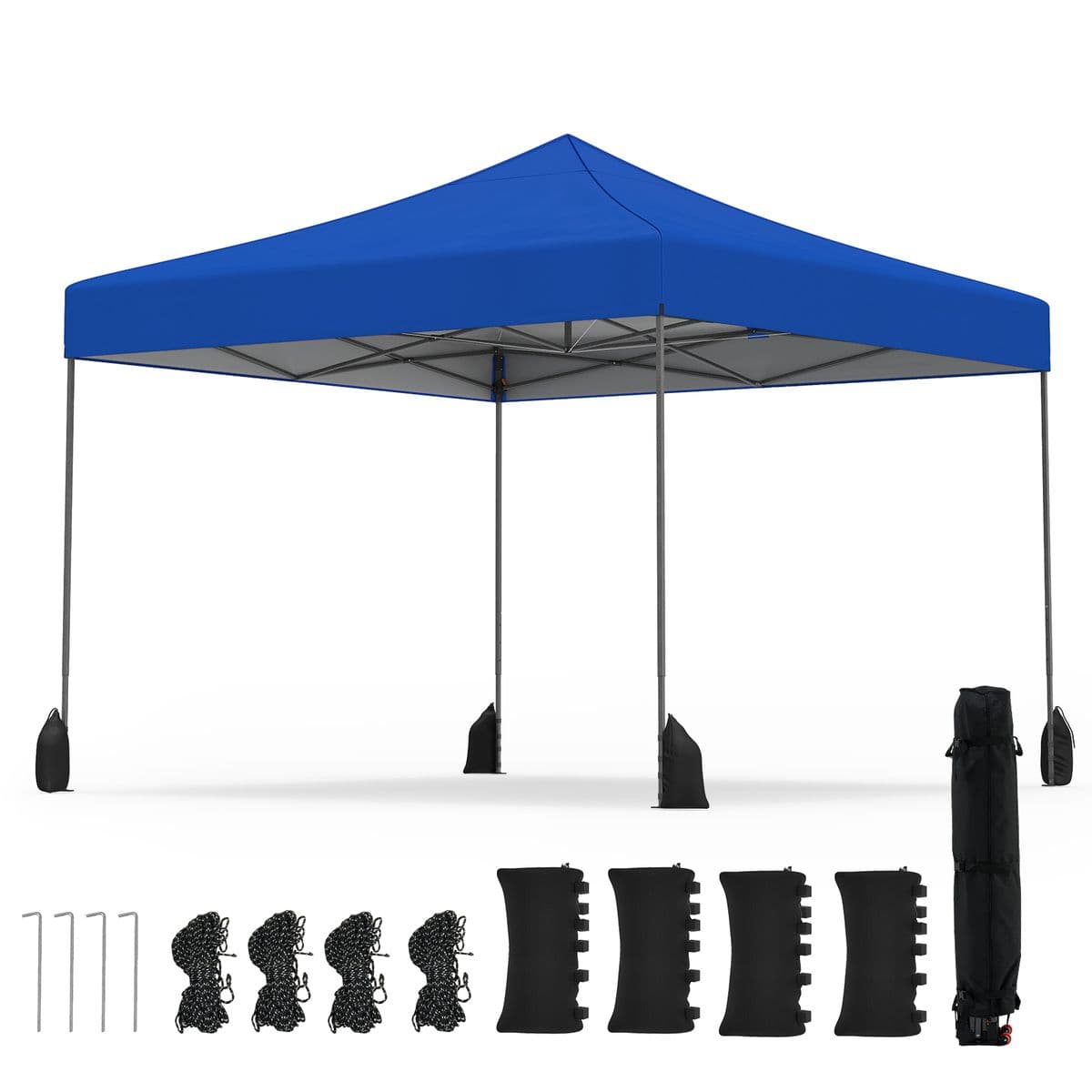 9.5x9.5-foot Pop up Canopy Tent - Tent-Blue