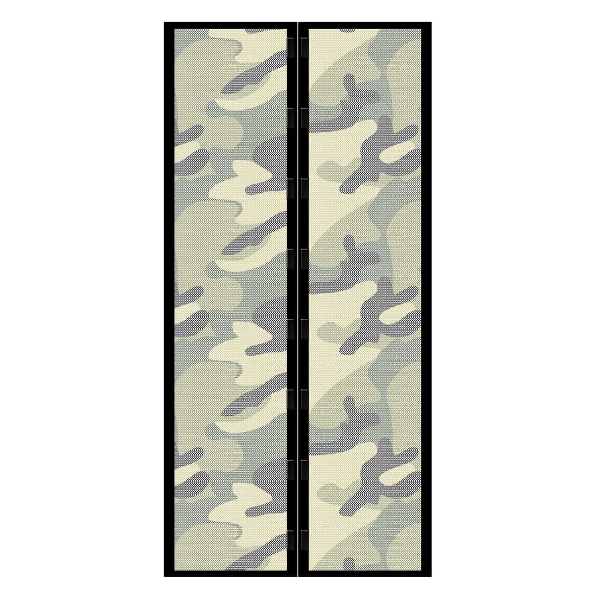 Magnetic Mesh Screen Door - Instant Mesh - Military