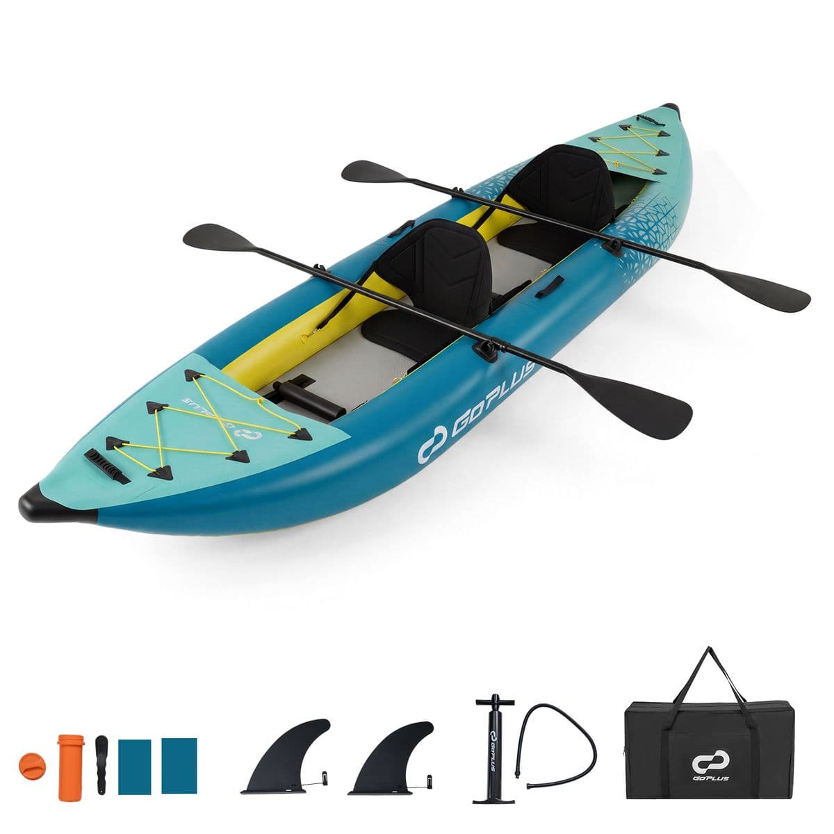 Inflatable 2-Person Kayak - Water Float Set -TU