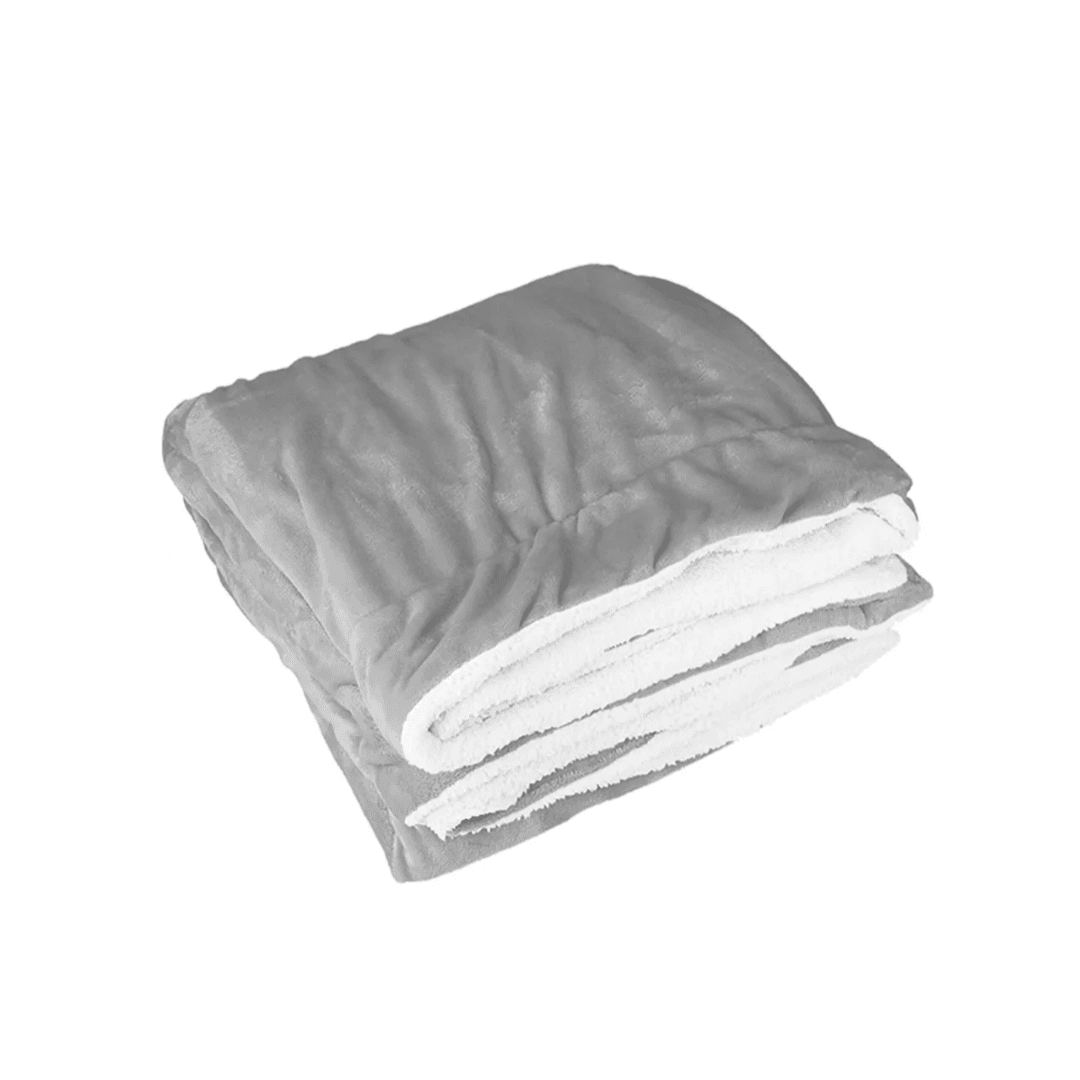NewHome™ Soft Fleece Throw Blankets - NewHome Soft Fleece Throw Blanket TH GY