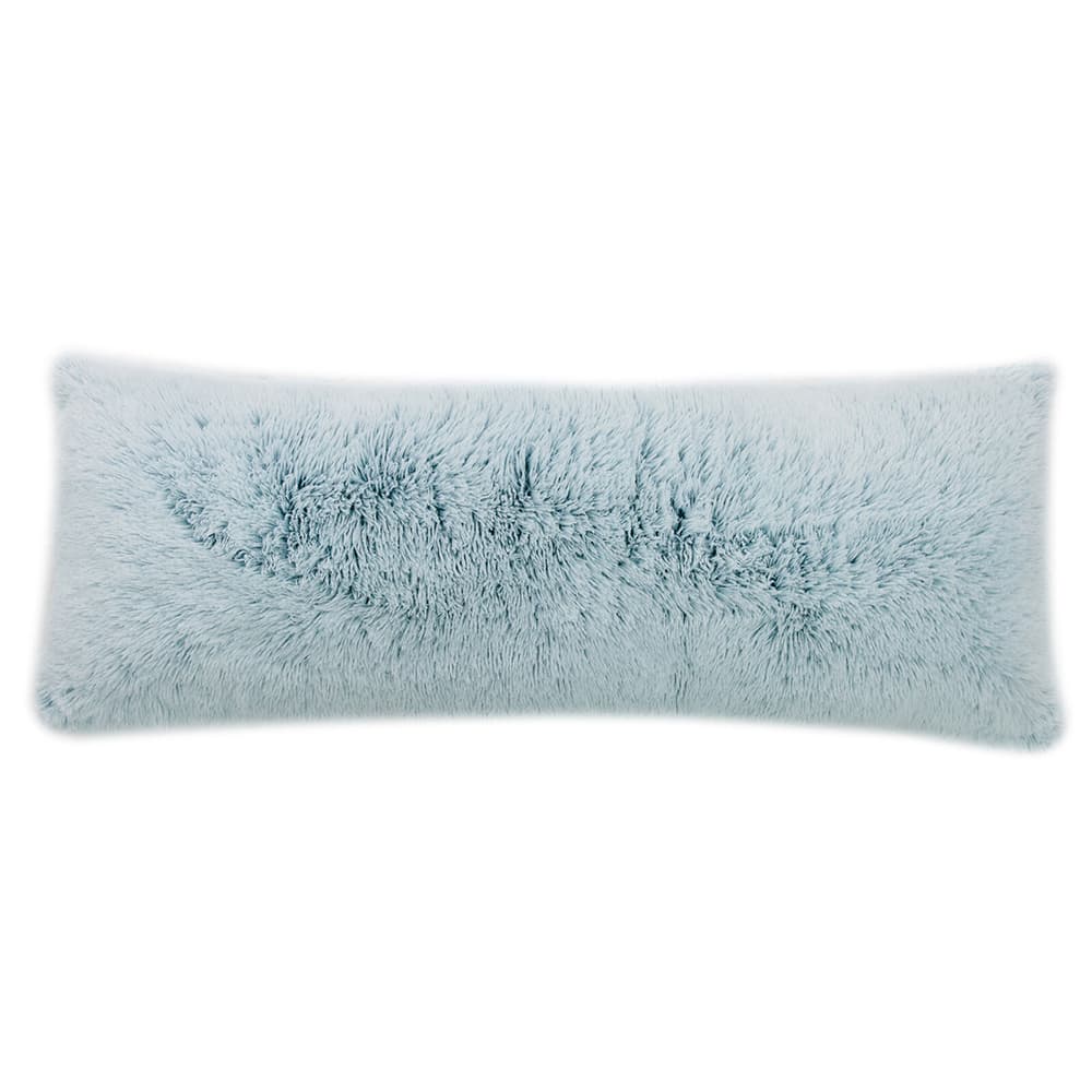 Ultra Cozy 20" X 54" Faux Fur Body Pillow - Blue