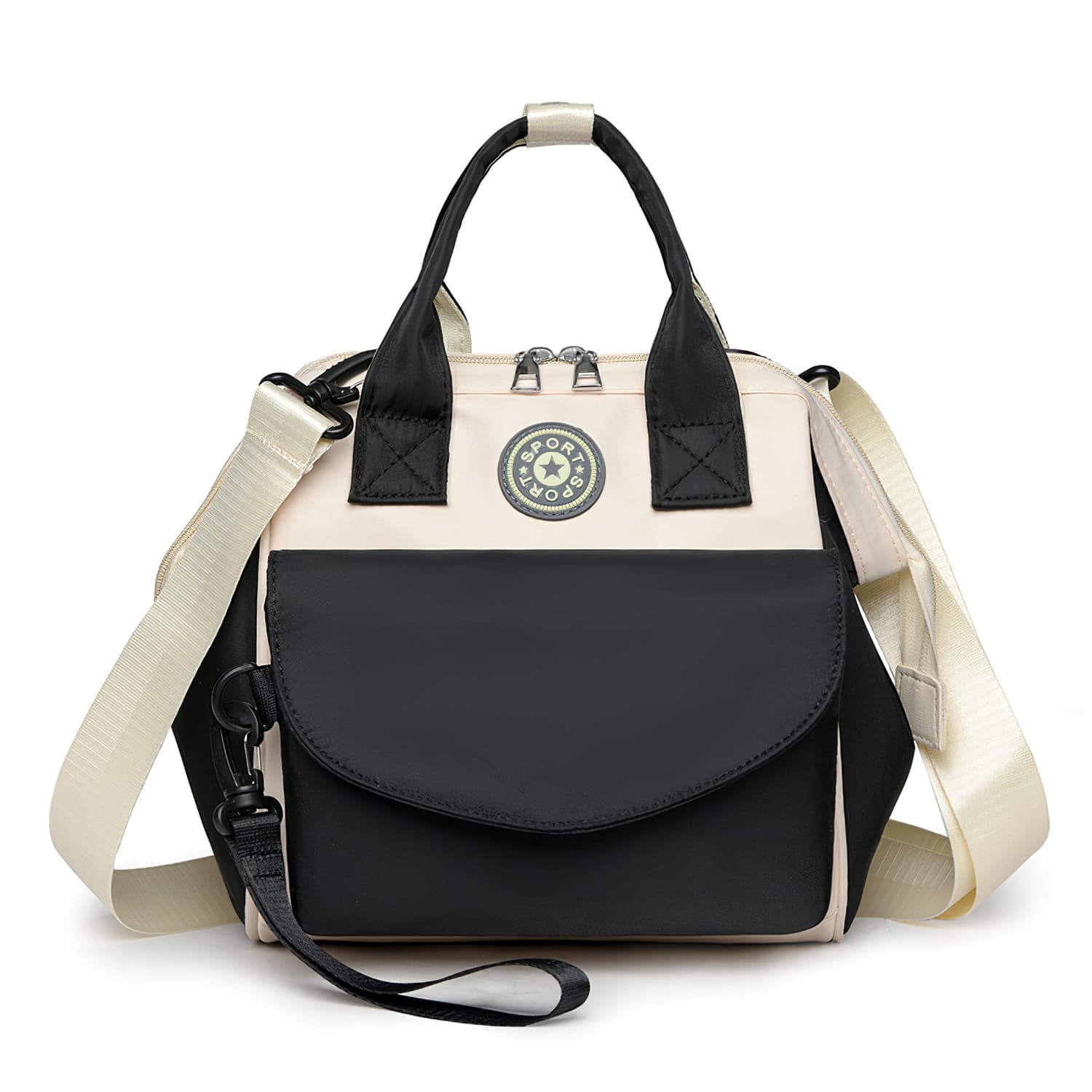 BabyLuv™ Crossbody Diaper Bag - BabyLuv Crossbody Diaper Bag Black