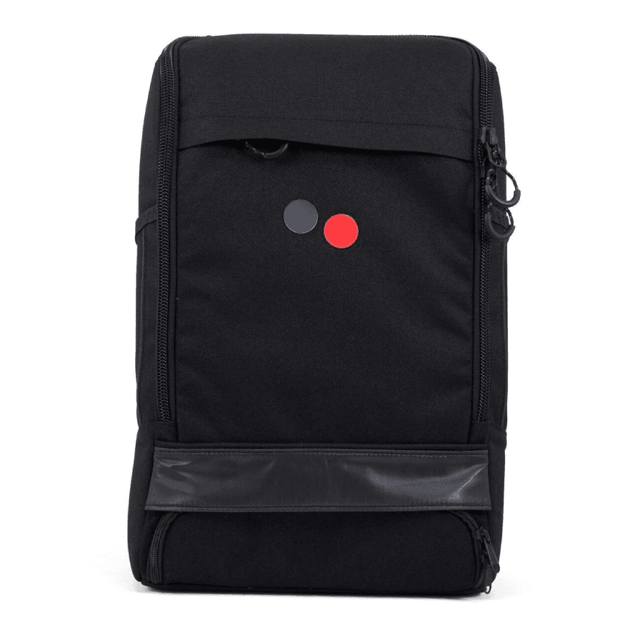 Pinqponq® Cubik Padded Medium Size Backpack with Sternum Strap - CubikBag-Black